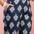 Women navy blue cotton floral printed co ord sets stitched