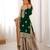 Green & beige designer sharara suit