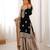 Black & beige designer sharara suit