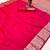 Pink soft banarasi silk fabric saree with natural zari weaving in gala border