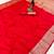 Red soft banarasi silk fabric saree with natural zari weaving in gala border
