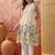 Women cream cotton printed kurta