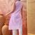 Women lavender cotton embroidery  kurta