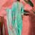 Women sea green  pure cotton embroidered kurta set