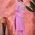 Women purple  pure cotton embroidered kurta set