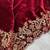 Women maroon embroidered 9000 velvet saree