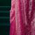 Women pink embroidered net saree