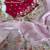 Light Pink Color embroidery sequence work  Organza  silk saree