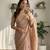 Light Pink Color hand mechine beats cutdana work Sartin Saree