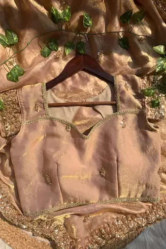 Light Pink Color hand mechine beats cutdana work Sartin Saree