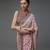 Dusty pink embellished saree