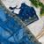 Blue Color embroidery sequence work Silk Saree