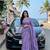Purple Color hand khatli And cutdana butta and heavy border aarco Silk Saree