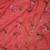  Red Color digital prints flower and hand cutdana work art silk saree