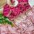 Pink Color  embroidery sequence work Organza Silk Saree