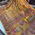 Mustard Color Zari weaving work Viscos silk  Saree
