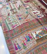 White Color Zari weaving work Viscos silk  Saree