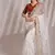 Designer fandy satin white heavy embroidery saree