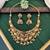 Antique peacock temple necklace set with jhumka earrings