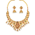 Antique temple lakshmi necklace set with jhumka earrings