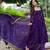 Purple Color Embroidery,Sequence And Thread Work Silk Top Bottom Set