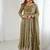 Olive Color Coding with Sequnce work Silk Top Bottom Dupatta Set