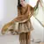 Olive color fendy satin silk embroidery work party wear salwar suit