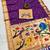 Purple faux banarasi silk saree with paithani rich weaved pallu and blouse