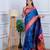 blue art silk woven art-silk-sarees