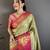 rama green art silk woven art-silk-sarees