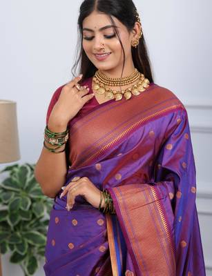 wine art silk woven art-silk-sarees 2