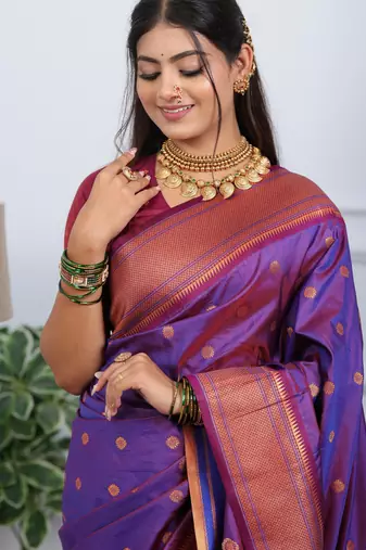 wine art silk woven art-silk-sarees