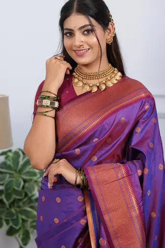 wine art silk woven art-silk-sarees