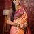 peach art silk woven art-silk-sarees