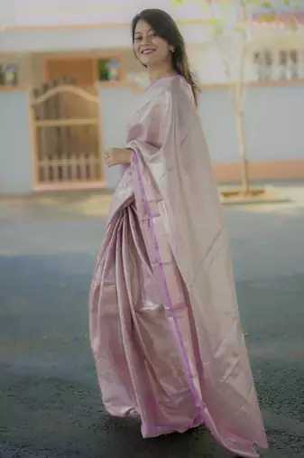 light baby pink art silk woven art-silk-sarees