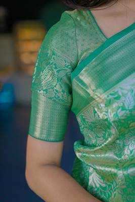 light green art silk woven art-silk-sarees 4