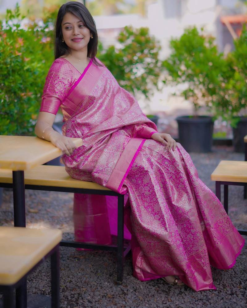 pink art silk woven art-silk-sarees