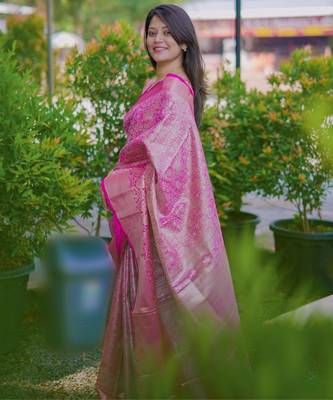 pink art silk woven art-silk-sarees 2