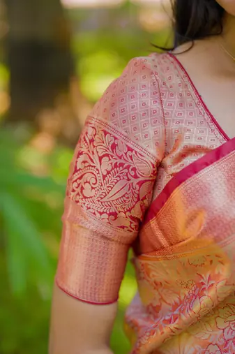 red art silk woven art-silk-sarees