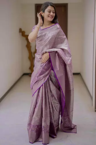 purple art silk woven art-silk-sarees