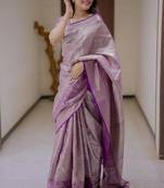 purple art silk woven art-silk-sarees