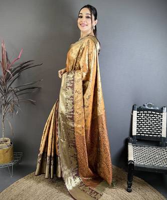 peach art silk woven art-silk-sarees 2