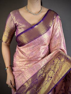 light baby pink art silk woven art-silk-sarees 5