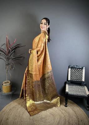 orange art silk woven art-silk-sarees 2