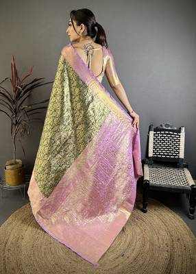 green art silk woven art-silk-sarees 4