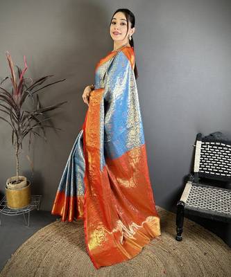 green art silk woven art-silk-sarees 3
