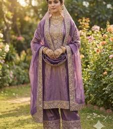 Lavender ethnic suit set