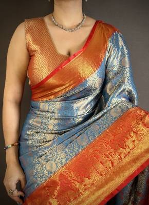 green art silk woven art-silk-sarees 5