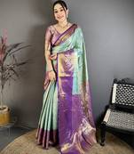 sky blue art silk woven art-silk-sarees