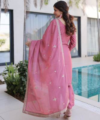 Pink festive suit set 4